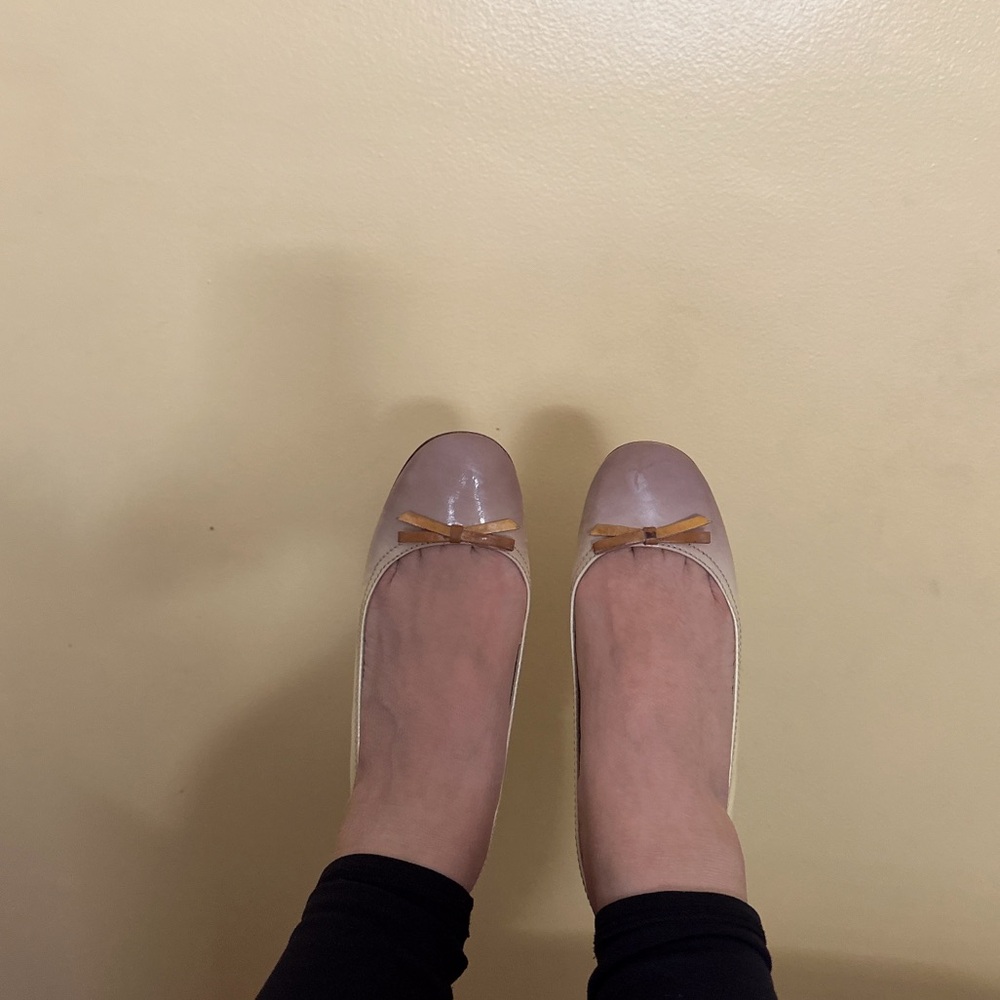 Prada Women's yellow and tan Ballet Flats Sz:Eu 36.5 - Picture 3 of 12